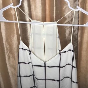 Reversible plaid cami